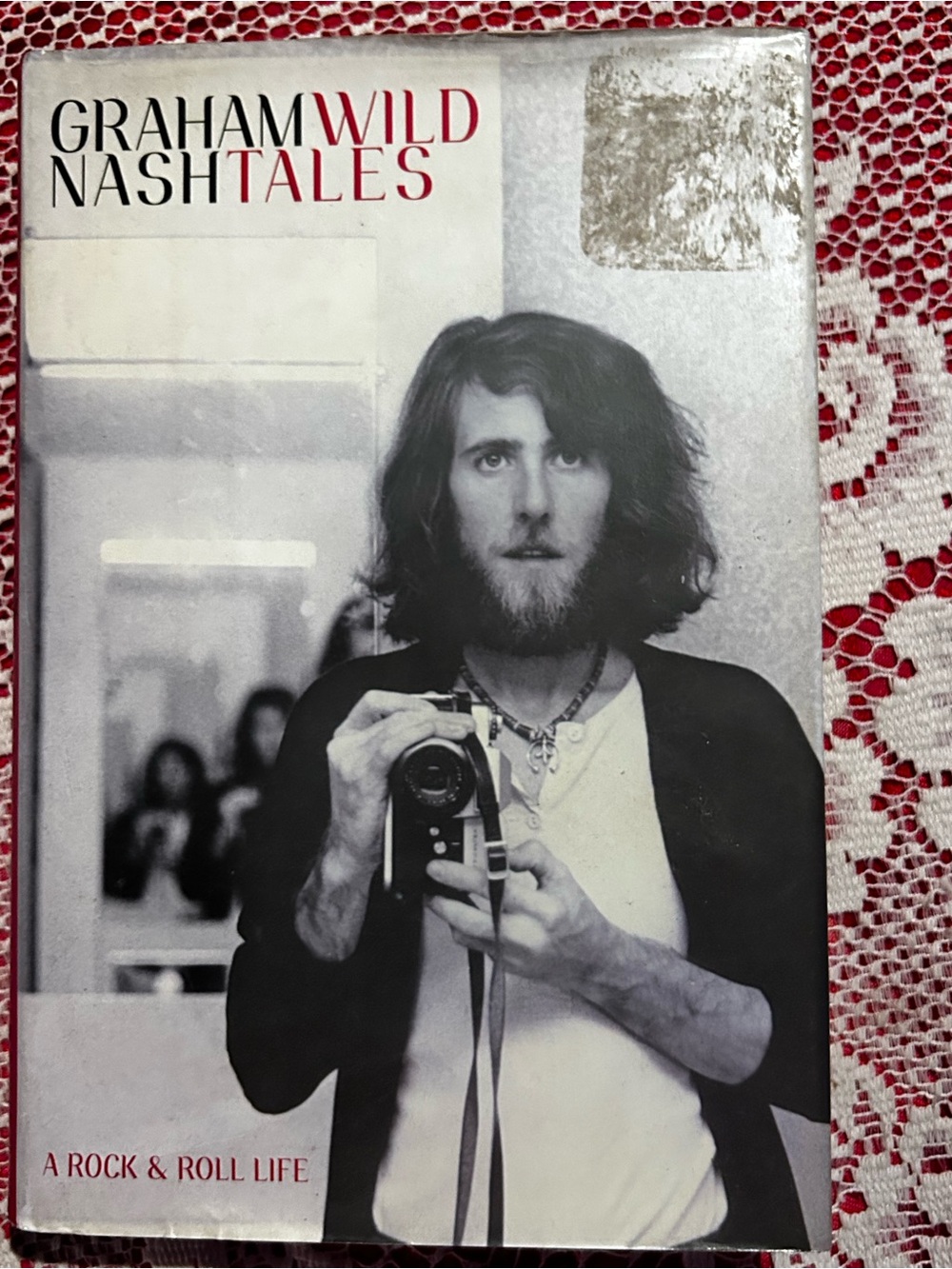 Graham Nash Wild Tales Book - Black & White Cover